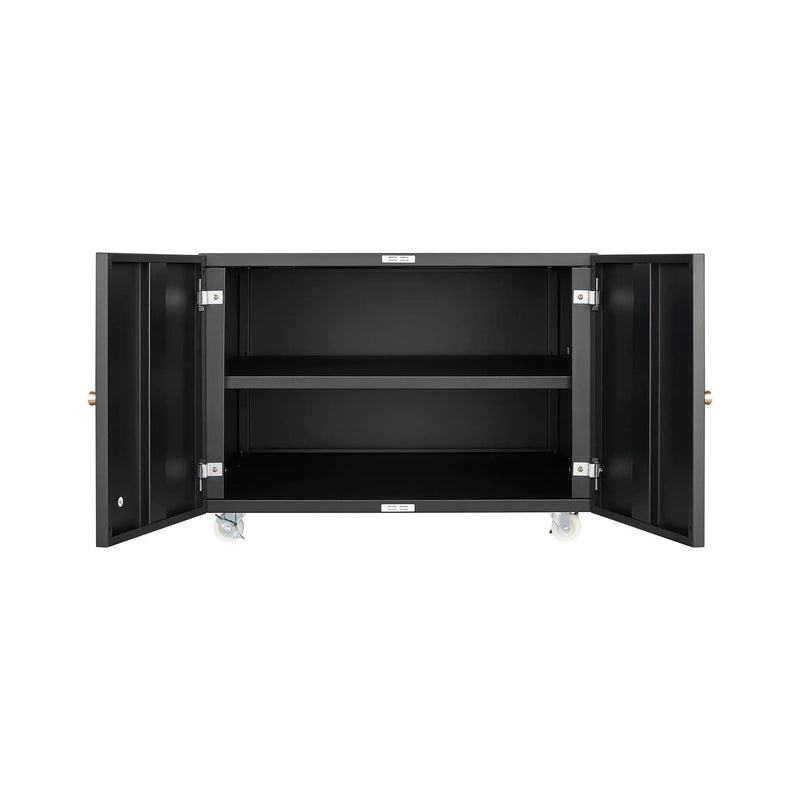 Office Furniture Copier Cabinet 2 Door Steel Copier Stand Mobile Pedestal File Printer Stand by HouseOfZazla
