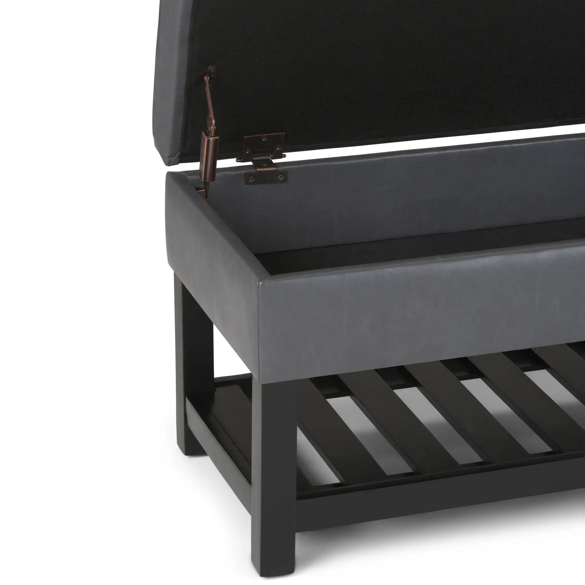 Cosmopolitan - Storage Ottoman Bench With Open Bottom by Unique Piece Furniture