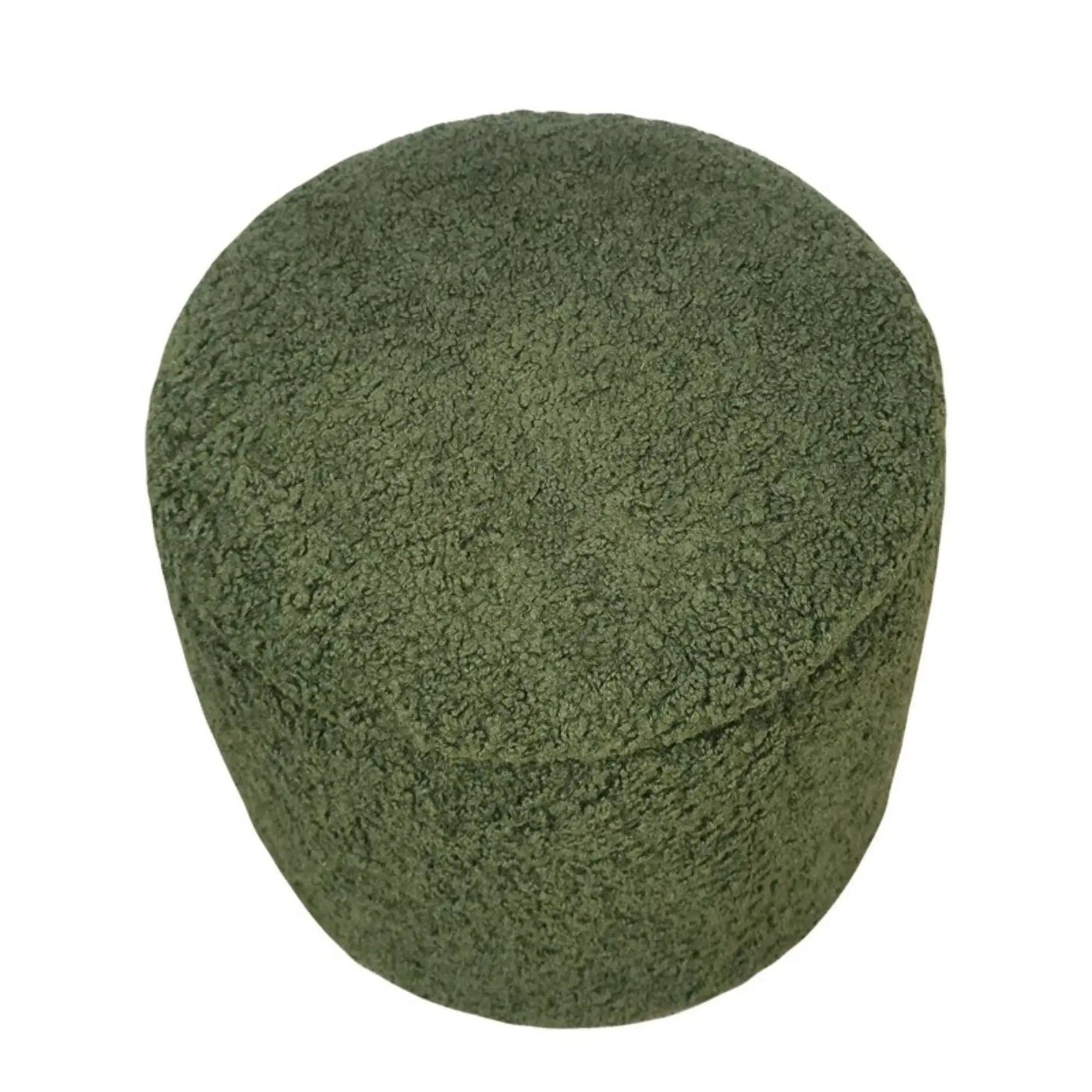 Elegant Round Storage Ottoman Upholstered by Unique Piece Furniture