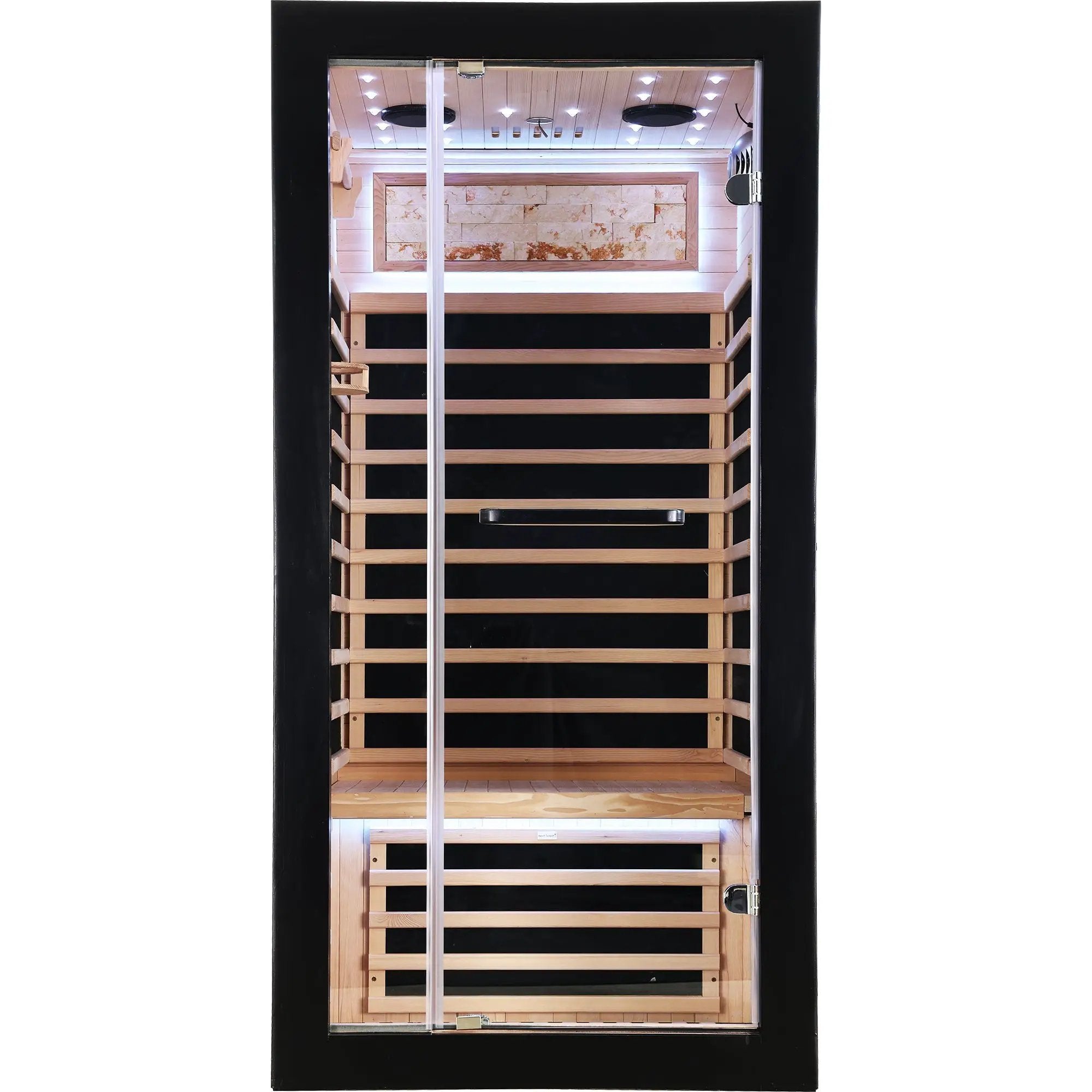 Single-person starlight ceiling lighting sauna by HouseOfZazla
