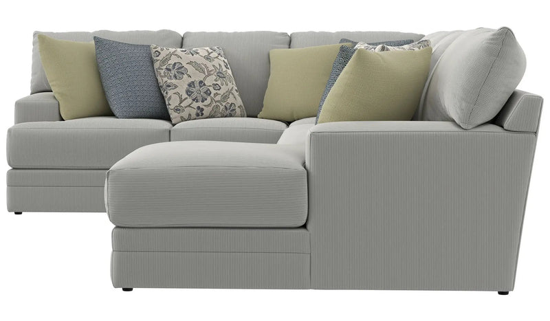 Stockbridge - Sectional With Comfort Coil Seating And 9 Accent Pillows Included by Unique Piece Furniture