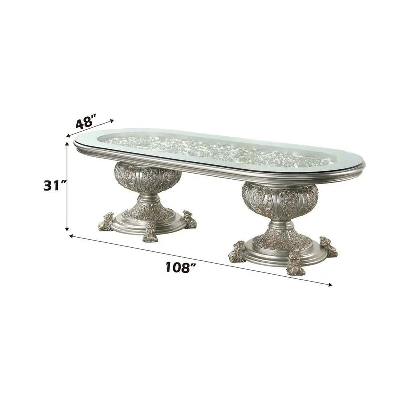Sandoval - Dining Table - Champagne by Unique Piece Furniture
