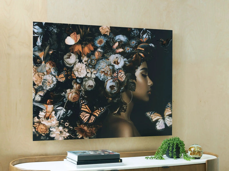 Valfer - Wall Art - Orange / Black / White by Unique Piece Furniture