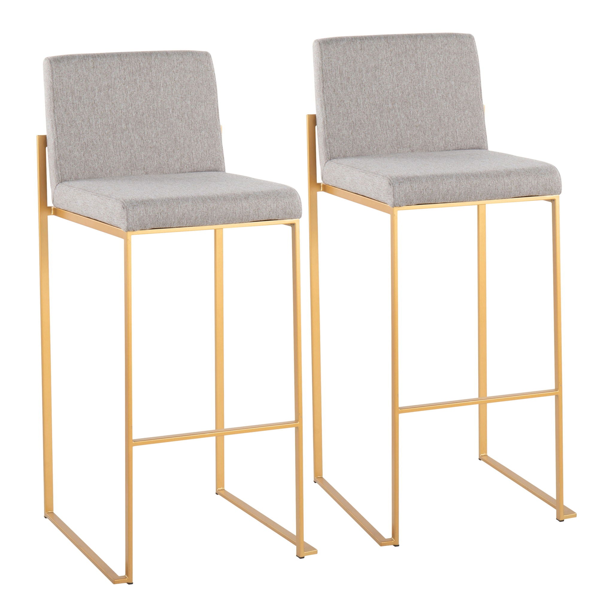 Fuji - Contemporary Design High Back Barstool by Unique Piece Furniture