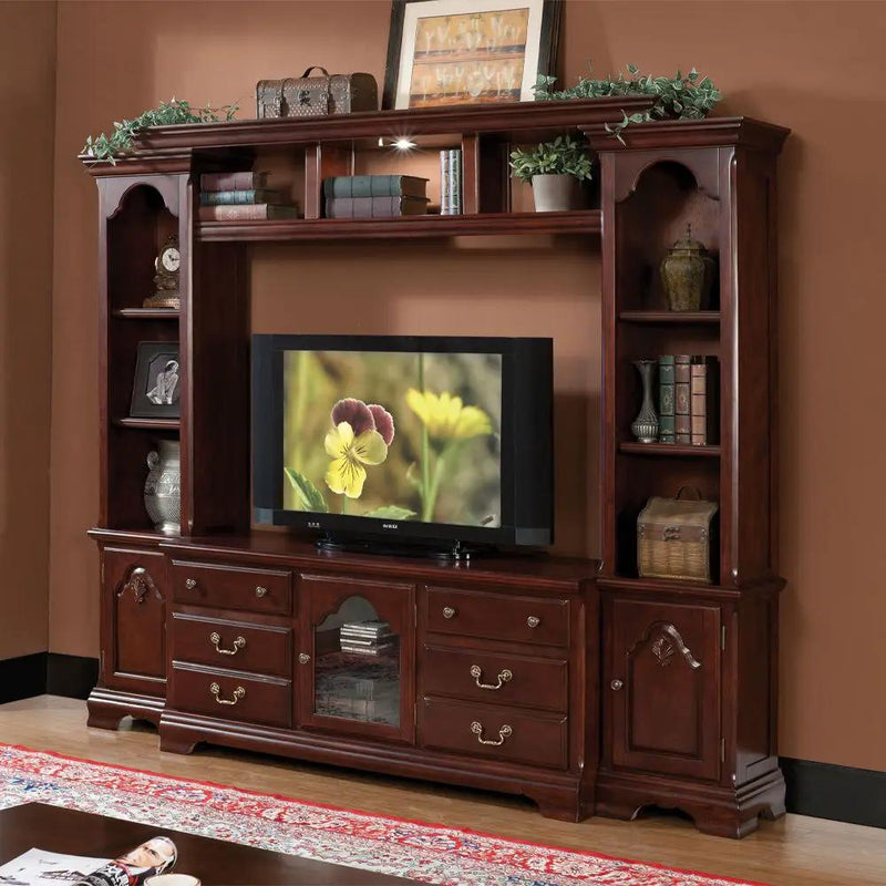 Hercules - TV Stand - Cherry by Unique Piece Furniture
