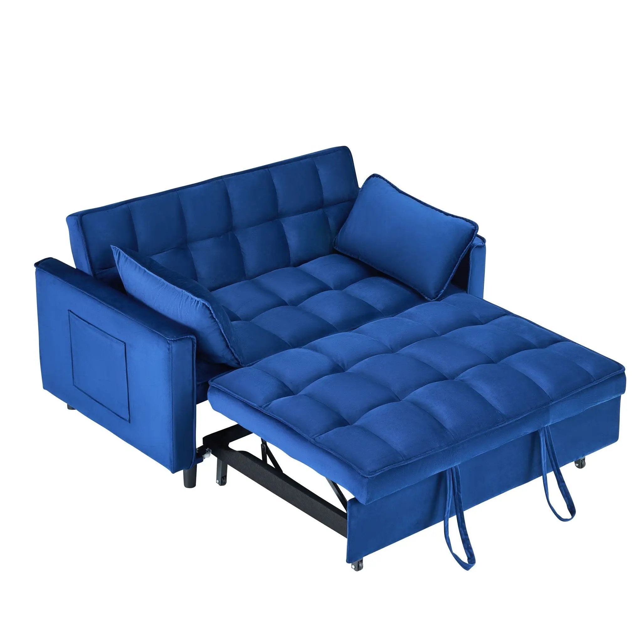 Sofa Bed With Pockets, 3 In 1 Convertible For Living Room by Unique Piece Furniture
