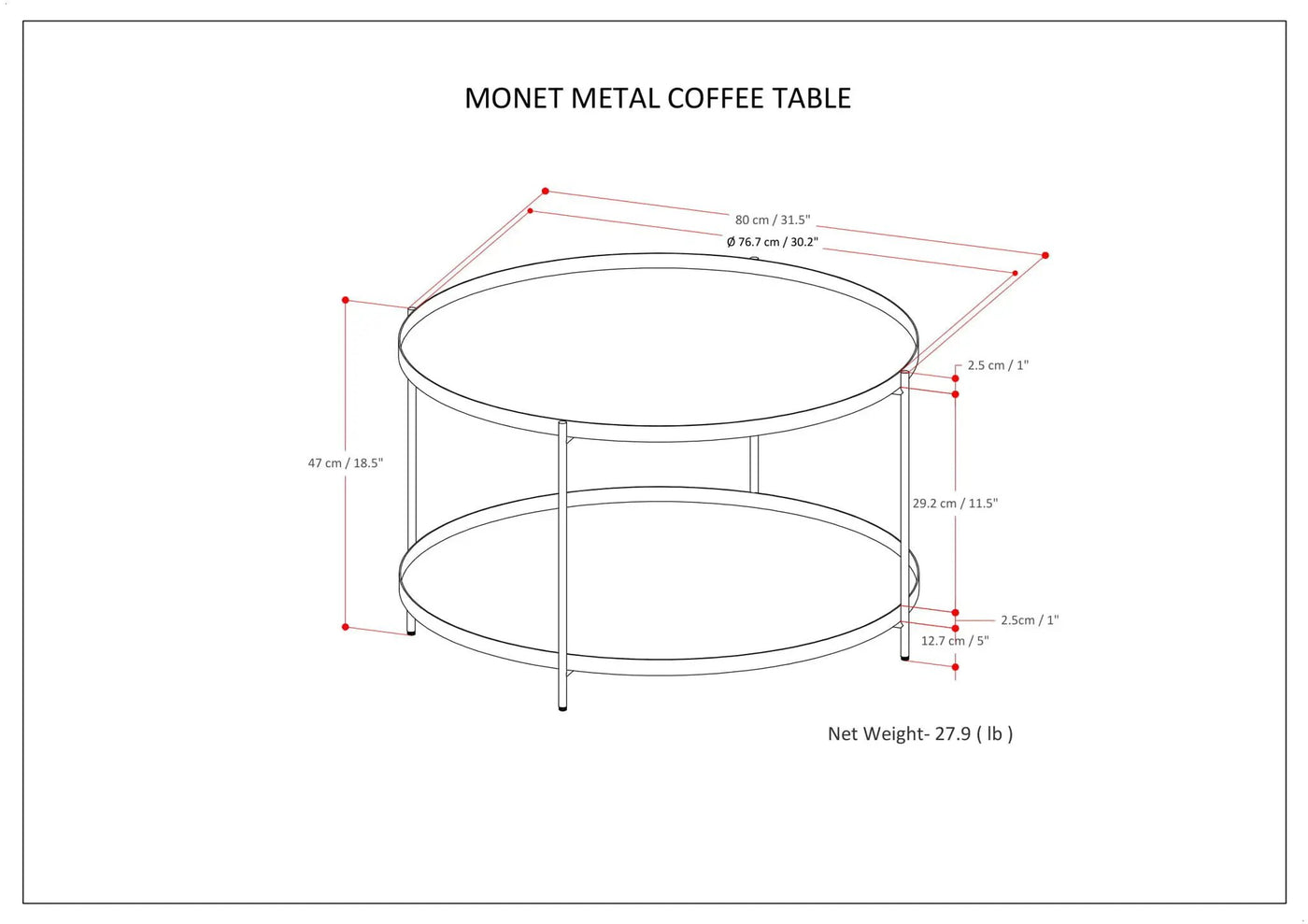 Monet - Handcrafted Table by HouseOfZazla