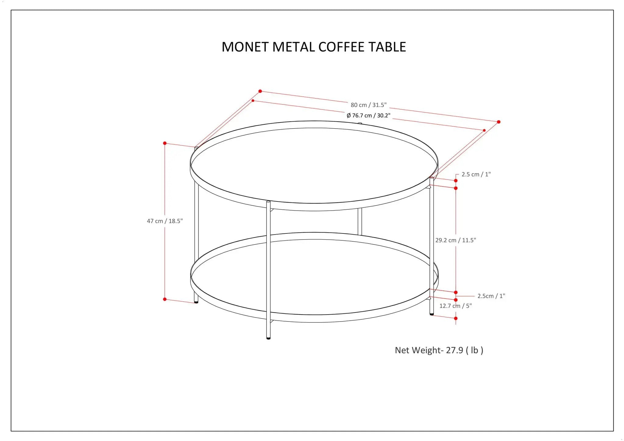 Monet - Handcrafted Table by HouseOfZazla
