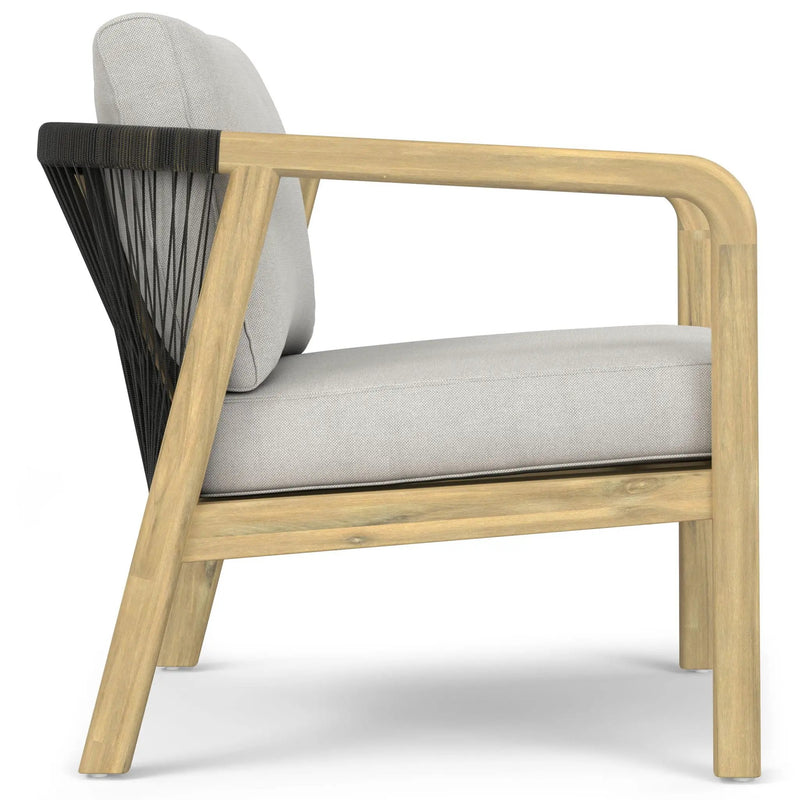 Palmetto - Outdoor Conversation Chair (Set of 2) - Stone Gray by Unique Piece Furniture