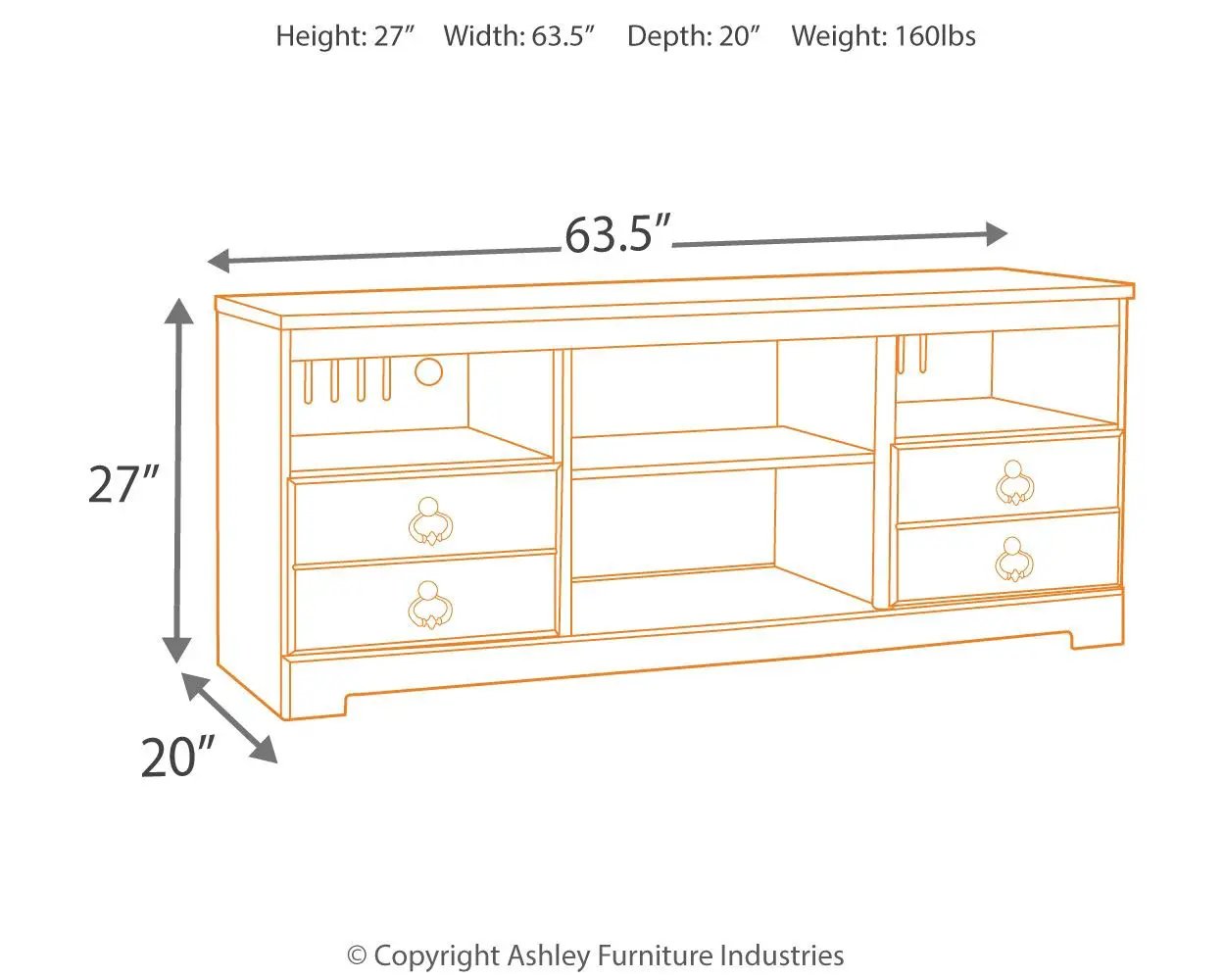 Willowton - TV Stand With Fireplace Option by Unique Piece Furniture