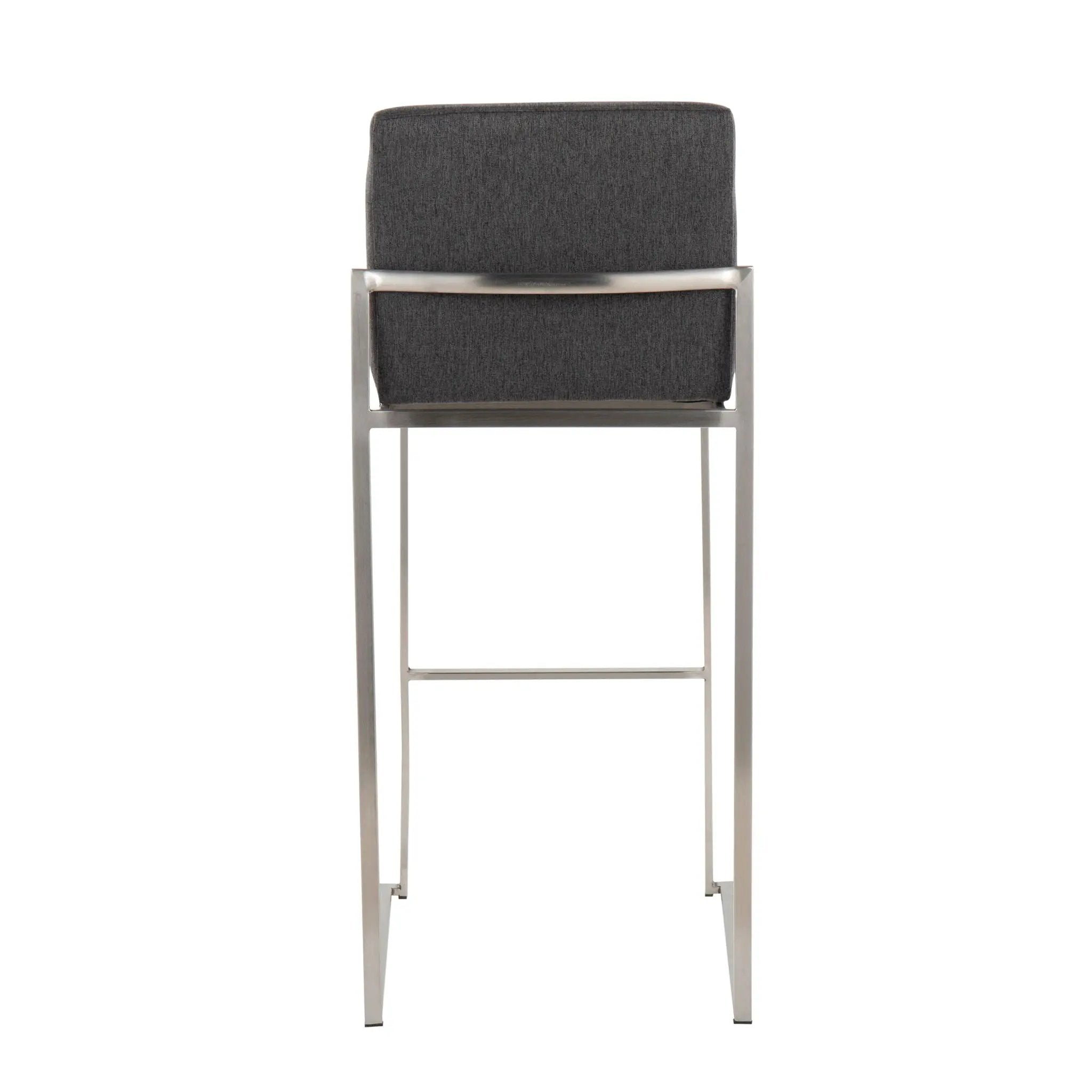 Fuji - Contemporary And Modern Elegance High Back Barstool by Unique Piece Furniture