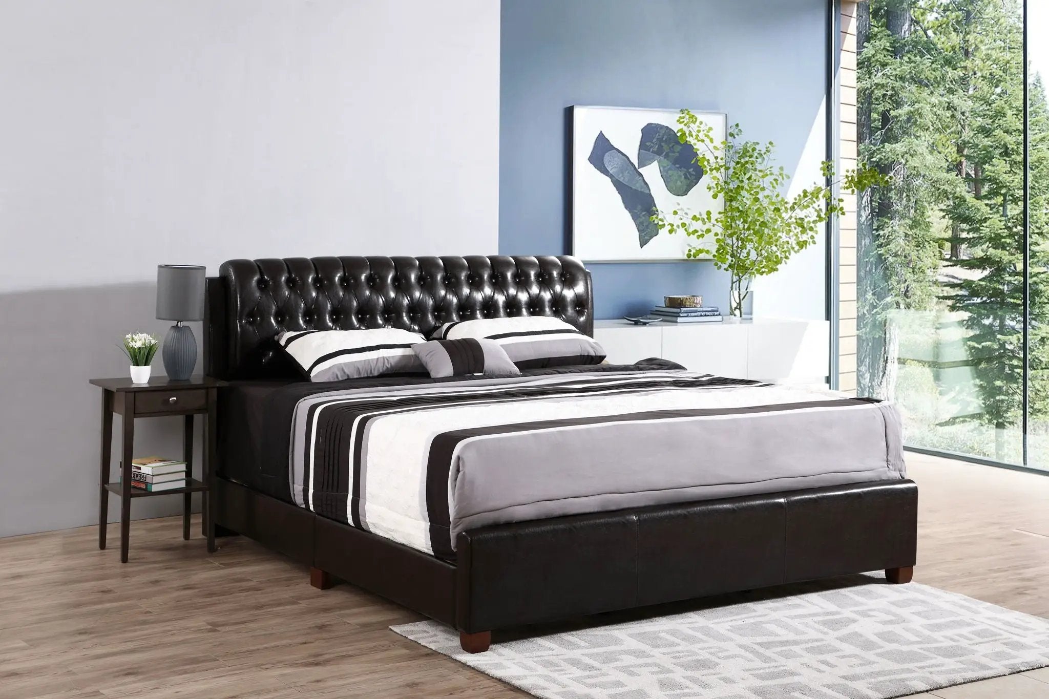 Marilla - King Bed - Dark Brown by HouseOfZazla