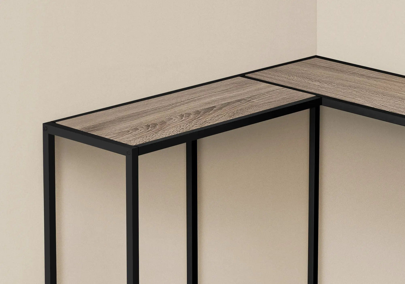 Corner Accent Console Table For Entryway, Unique L-Shaped Design by Unique Piece Furniture
