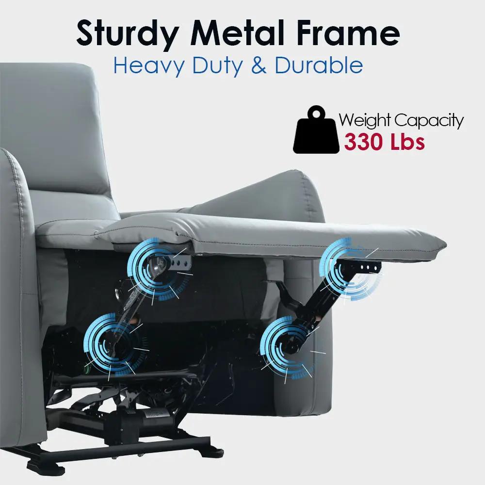 Wall Hugger Power Recliner Chair With USB Port (Type-C) by Unique Piece Furniture