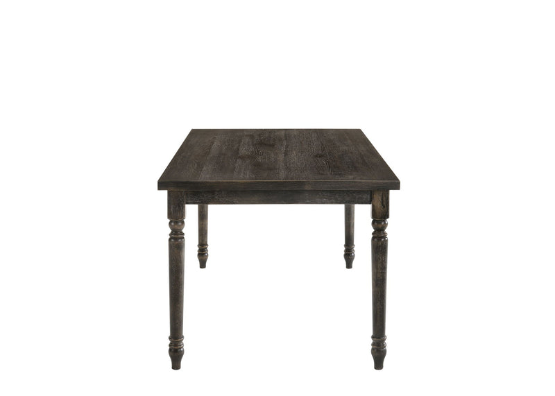 Claudia II - Weathered 7 Pieces Dining Room Set - Gray by HouseOfZazla
