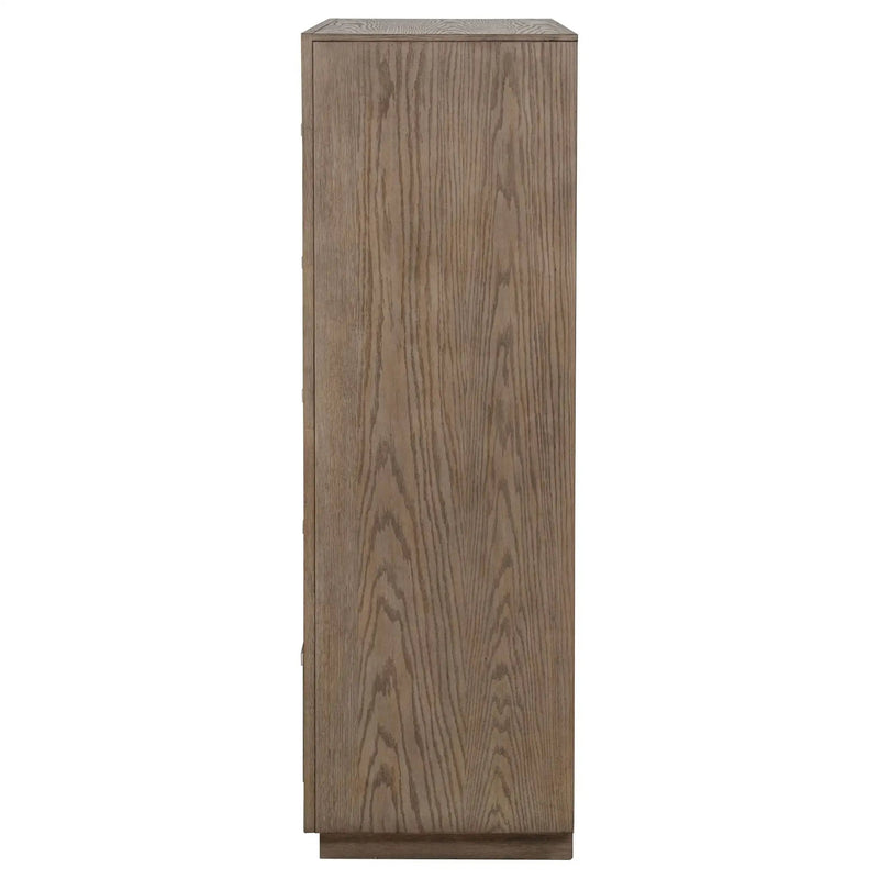 Gibbons Barley - 5 Drawer Bedroom Chest - Brown by HouseOfZazla