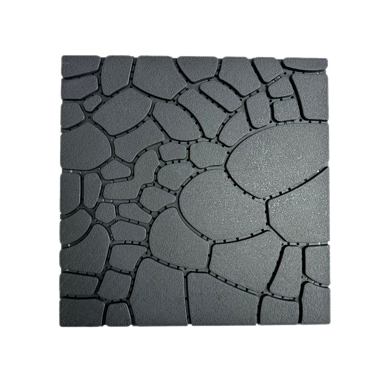 Stone Texture Patio Deck Tiles, Diy Module Interlocking Decking Floor Tiles by HouseOfZazla