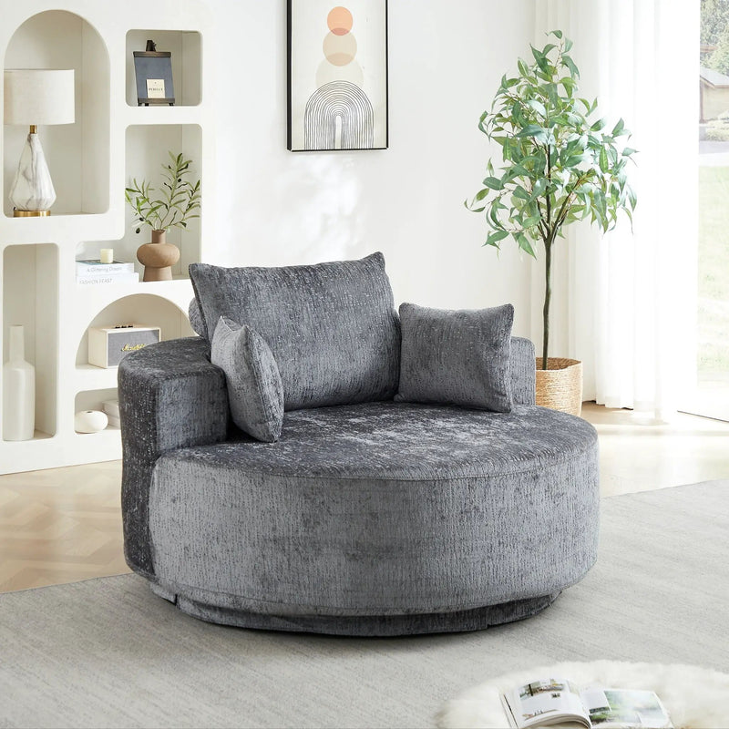 Swivel Chair With Rotating Base For Living Room by HouseOfZazla