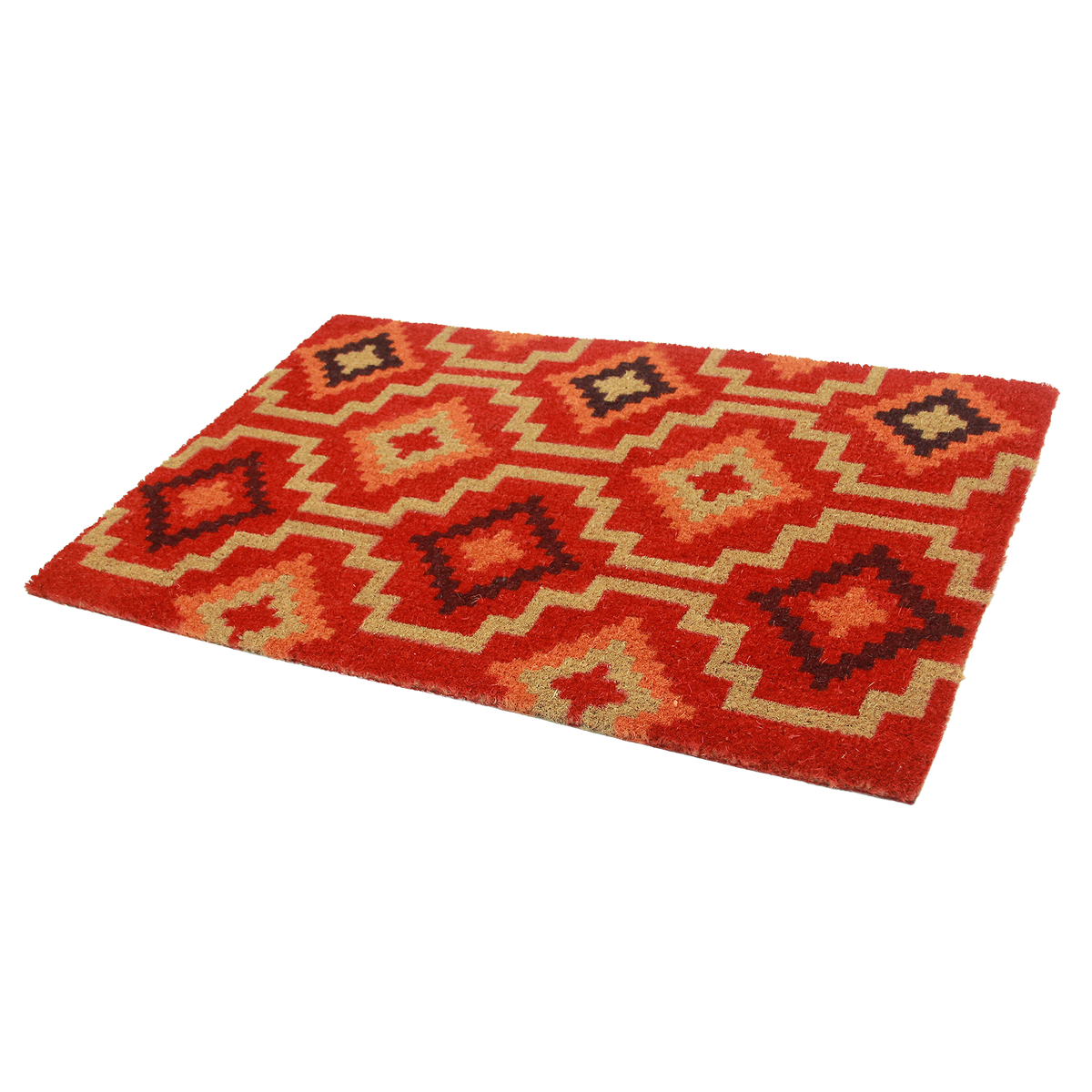 Lhasa Kilim - Red Coir Doormat, photo 10 of 35