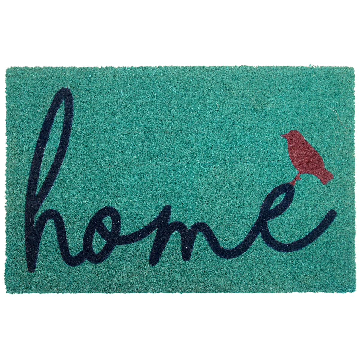 A Bird Perched on Home Coir Doormat, photo 13 of 21