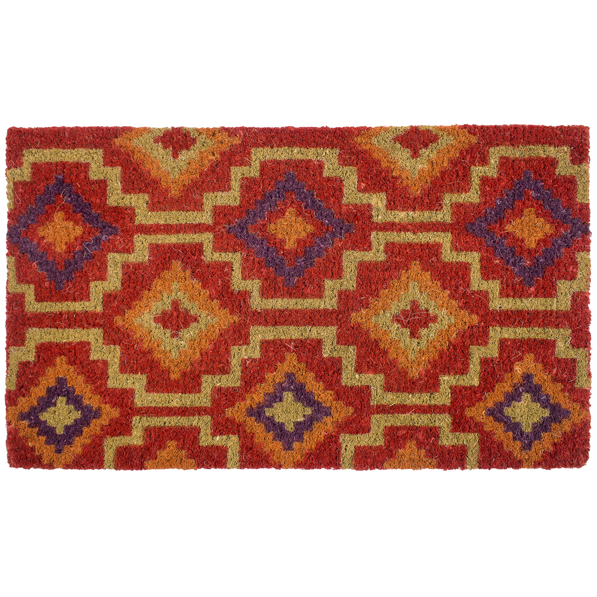 Lhasa Kilim - Red Coir Doormat, photo 21 of 35
