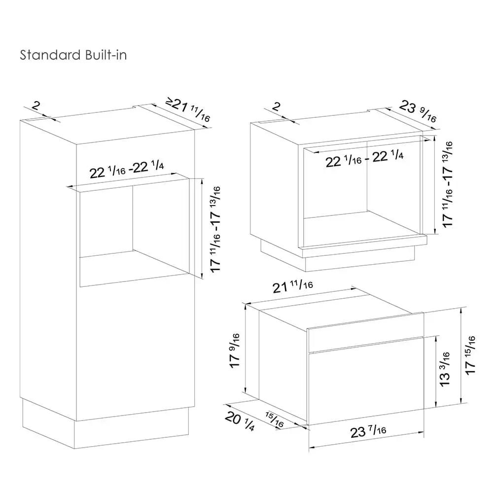 24'' Built-in Stainless Steel Steam Oven | SCD42-F1 by FOTILE