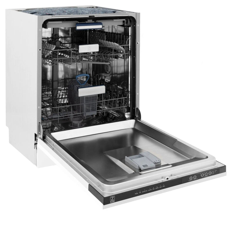 24" Dishwasher with White Matt panel, Stainless Tub, DWV-WM-24 by Farmhouse Kitchen and Bath