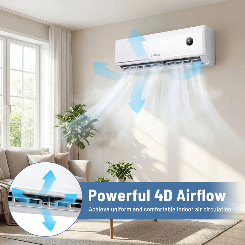 24000 BTU 18.1 SEER2 208/230V Mini Split Air Conditioner Works with Alexa by DirectDeals