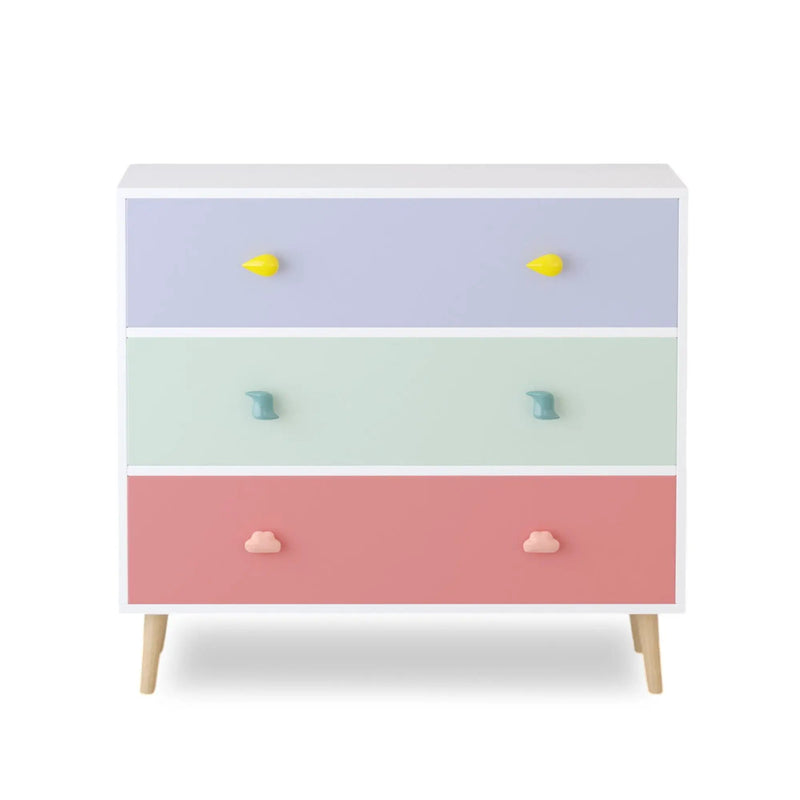 3 Drawer Dresser Storage Cabinet With Anti-Tip Safety by HouseOfZazla