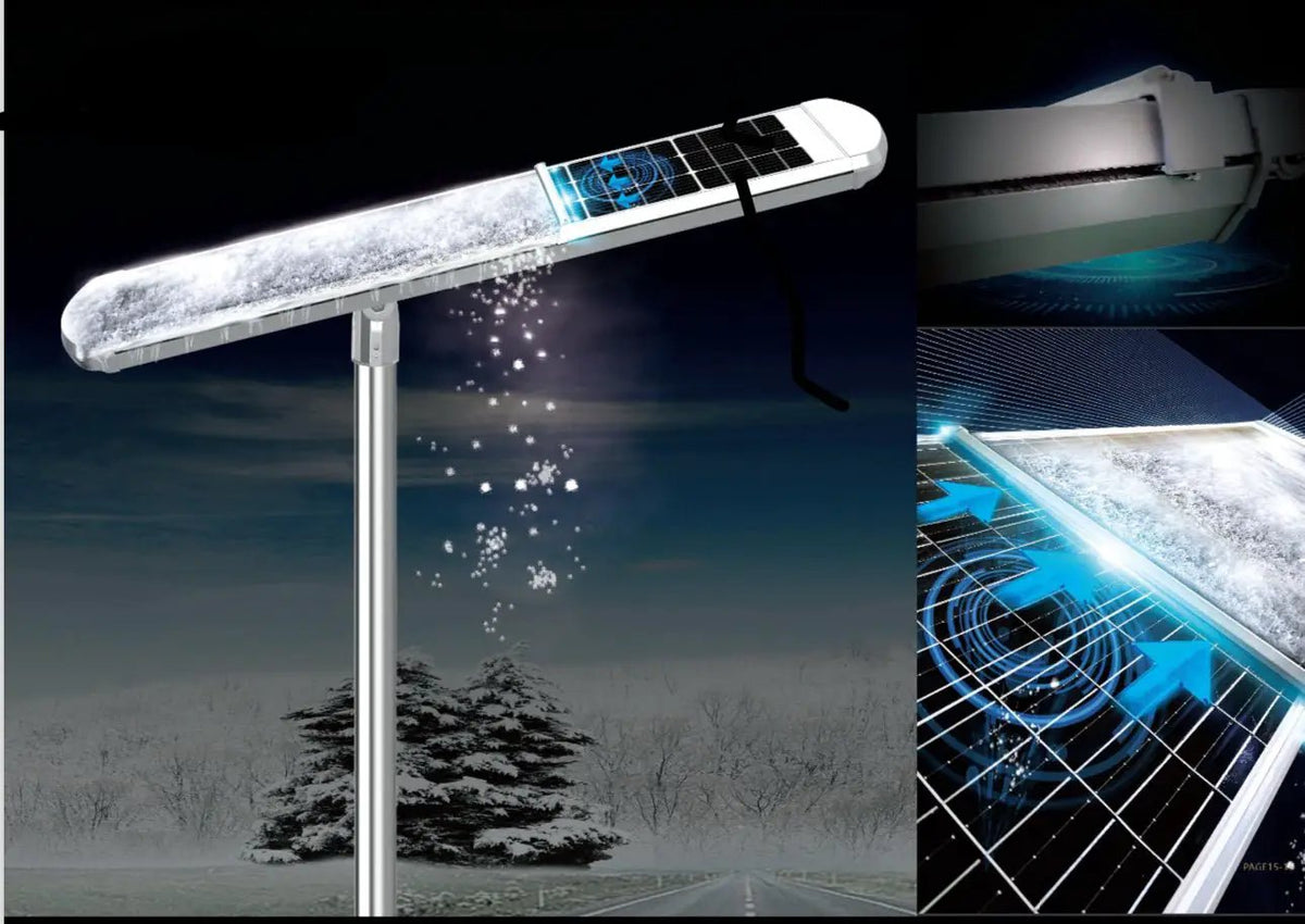 2400w Self Cleaning Solar Street Light Diecast Aluminum by Outdoor Solar Outlet