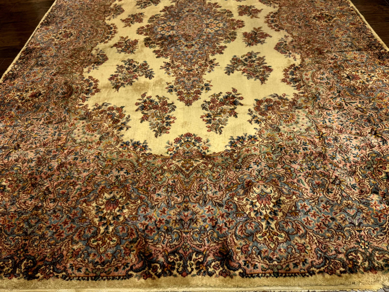 Karastan Kirman Rug #781, Antique Karastan Oriental Carpet 8.8 x 12, Wool Area Rug, Original Collection 700 Series, Rare Discontinued by Jewel Rugs