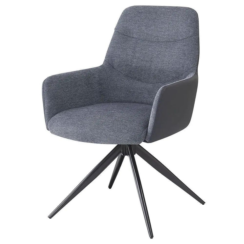 Hester - Arm Chair (Set of 2) - Gray Fabric by Unique Piece Furniture