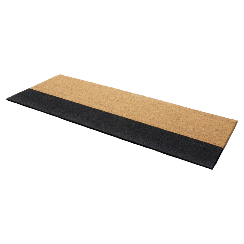 Black Belt Coir Doormat by Fab Habitat
