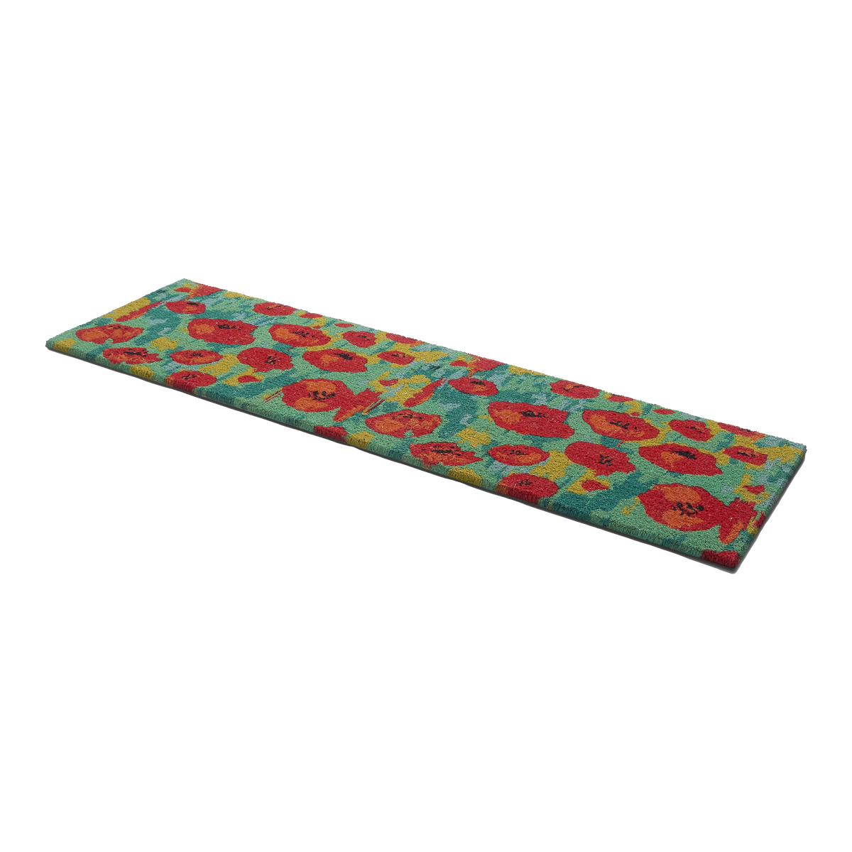 Field of Poppies - Red Multi Coir Doormat, photo 10 of 17