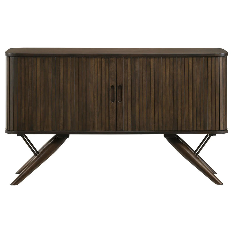 Wes 2-door Sideboard Buffet Storage Cabinet Dark Walnut by Unique Piece Furniture