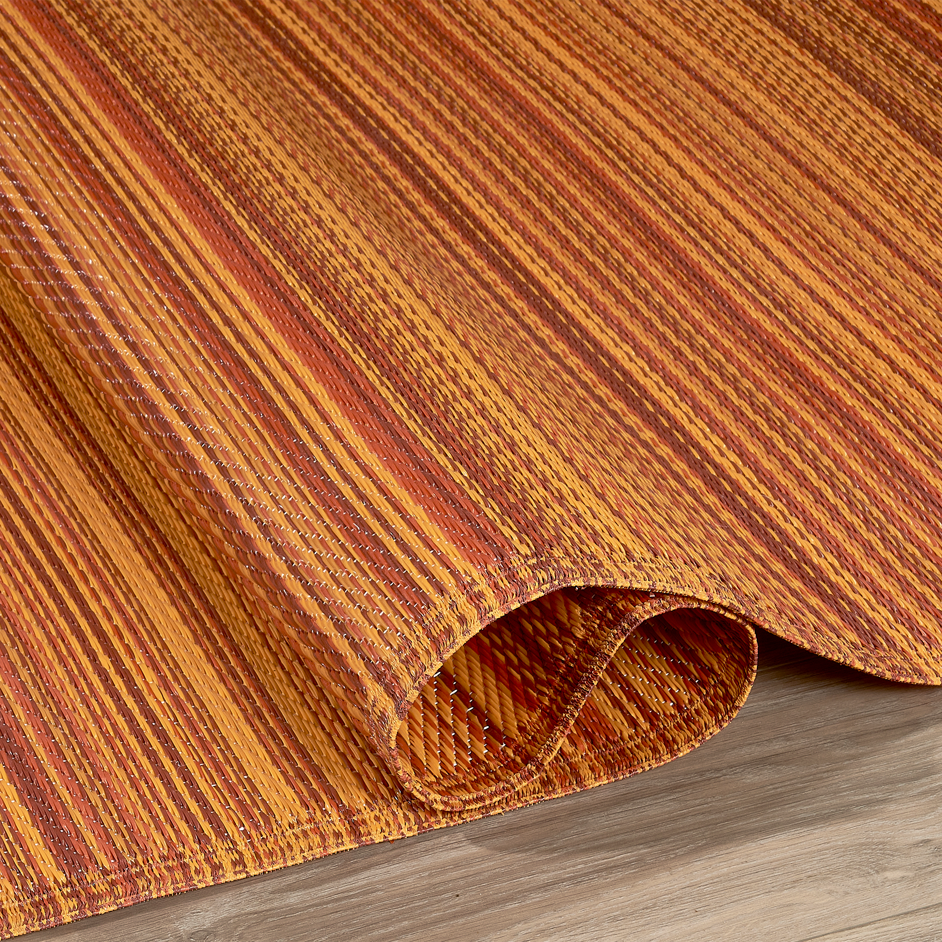 Cancun - Terracotta Outdoor Rug for Patio by Fab Habitat