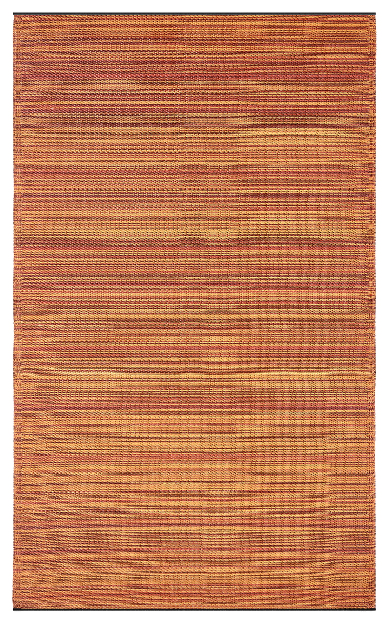 Cancun - Terracotta Outdoor Rug for Patio by Fab Habitat