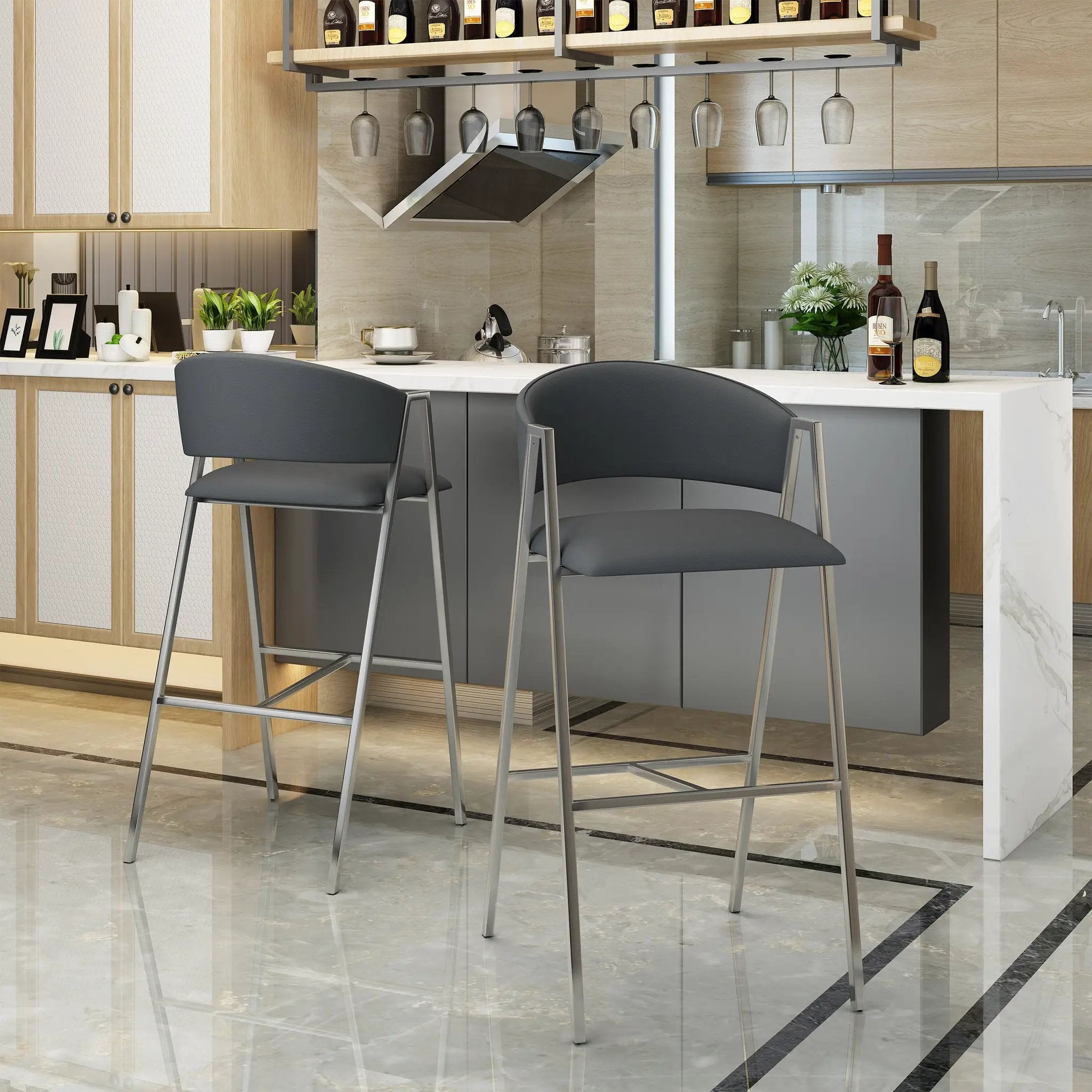 Bar Chair MP2 Set of 2 by HouseOfZazla