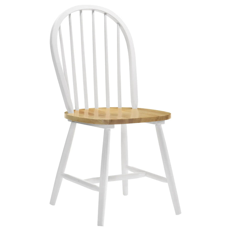 Allison 5-piece Round Drop Leaf Dining Table Set White by Unique Piece Furniture