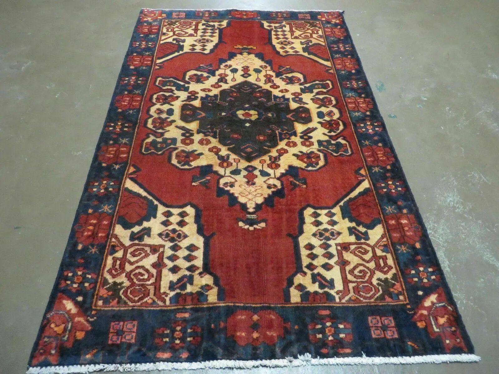 4' X 7' Antique 1920 Handmade Turkish Wool Rug Veg Dye Nice by Jewel Rugs