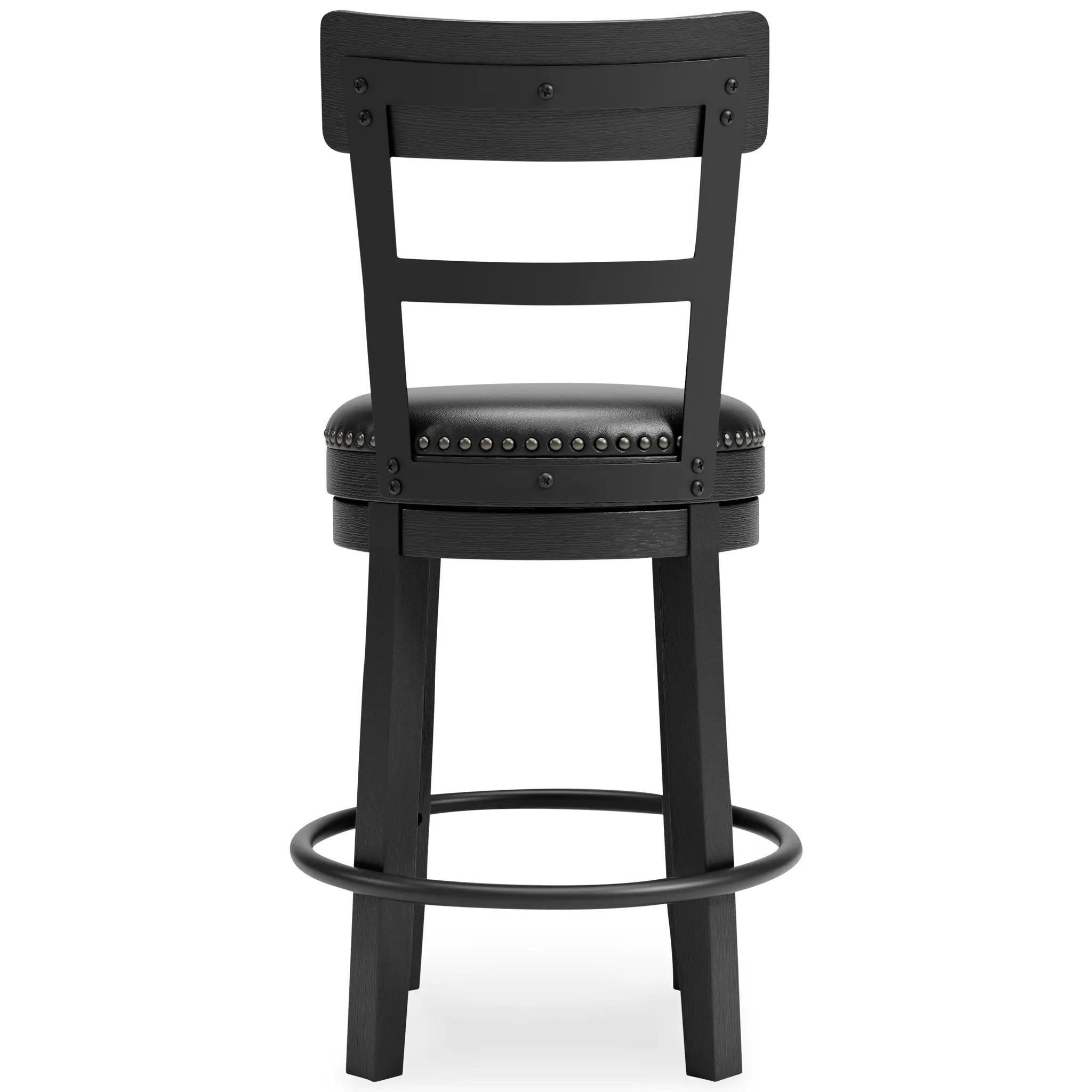 Valebeck - Full Back Swivel Stool by Unique Piece Furniture