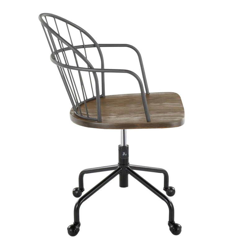 Riley - Farmhouse Adjustable Office Chair by HouseOfZazla