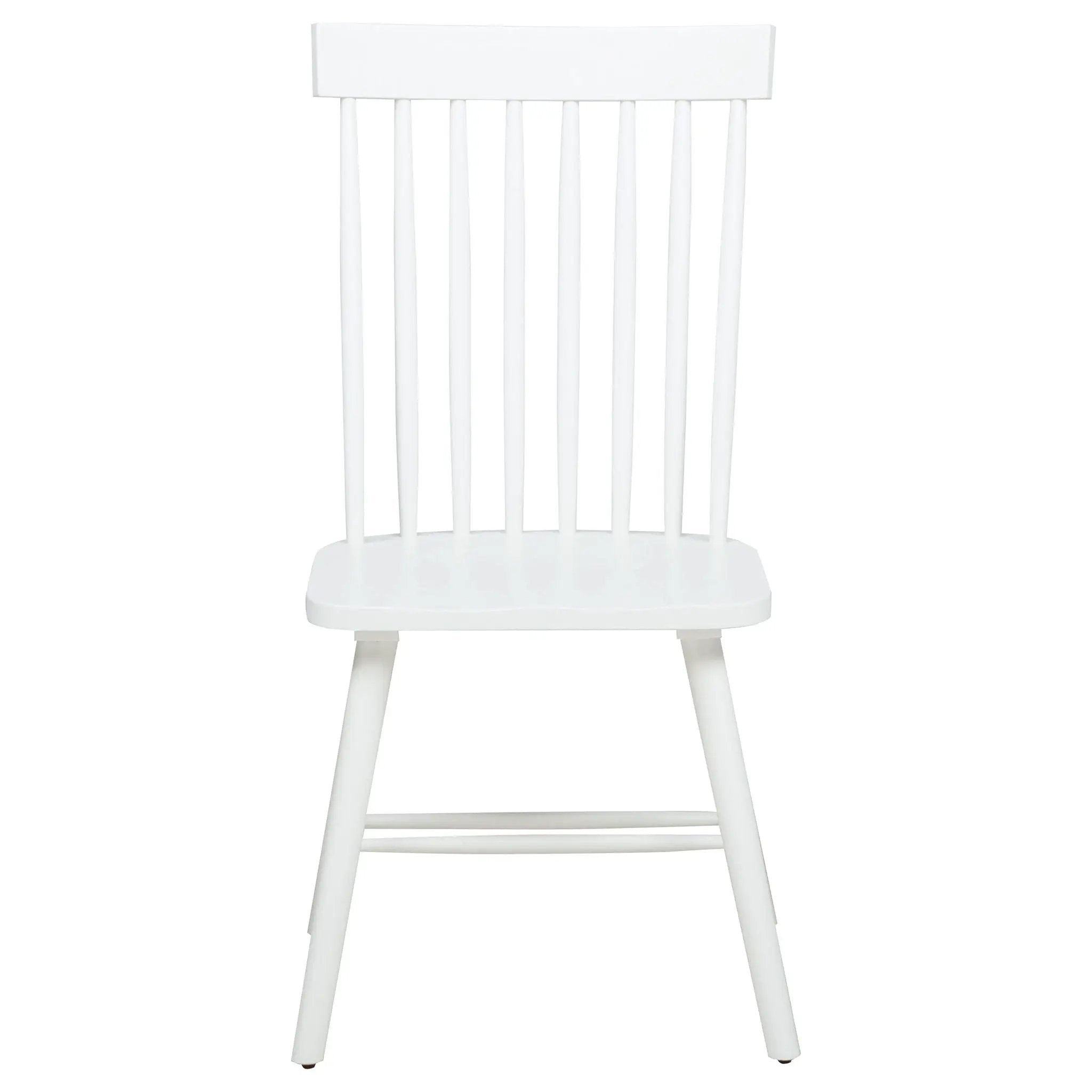 Andrews Windsor Spindle Back Dining Side Chair White (Set of 2) by Unique Piece Furniture