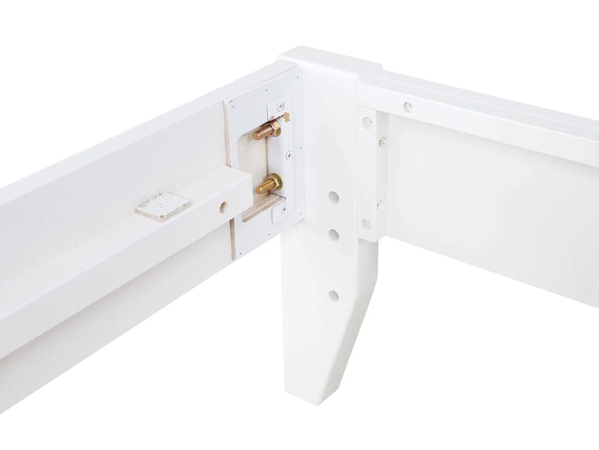 Hounslow Queen Universal Platform Bed White by Unique Piece Furniture