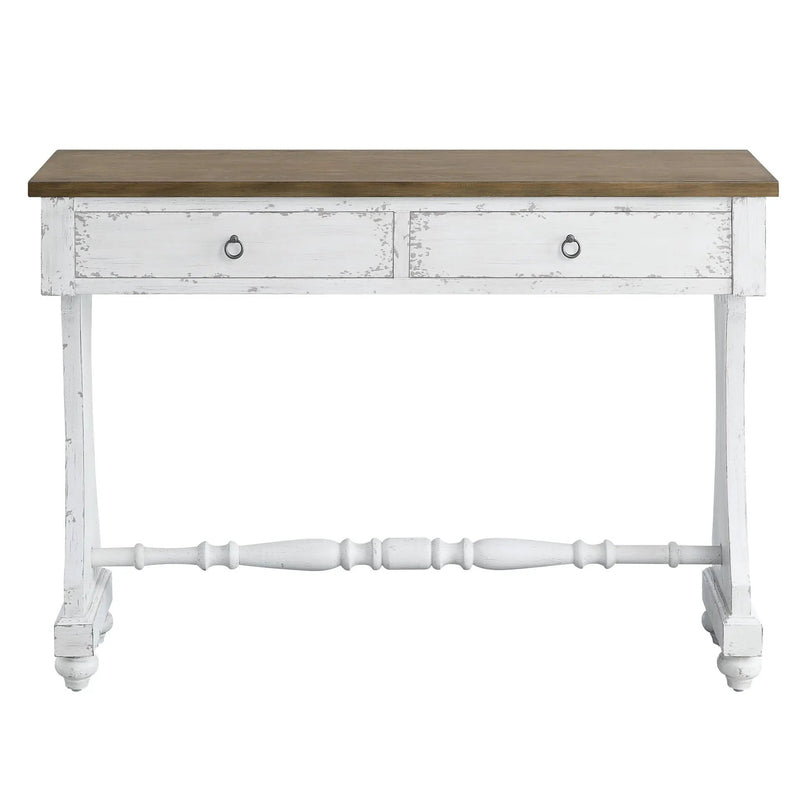Carminda Console Table in Antique White by HouseOfZazla