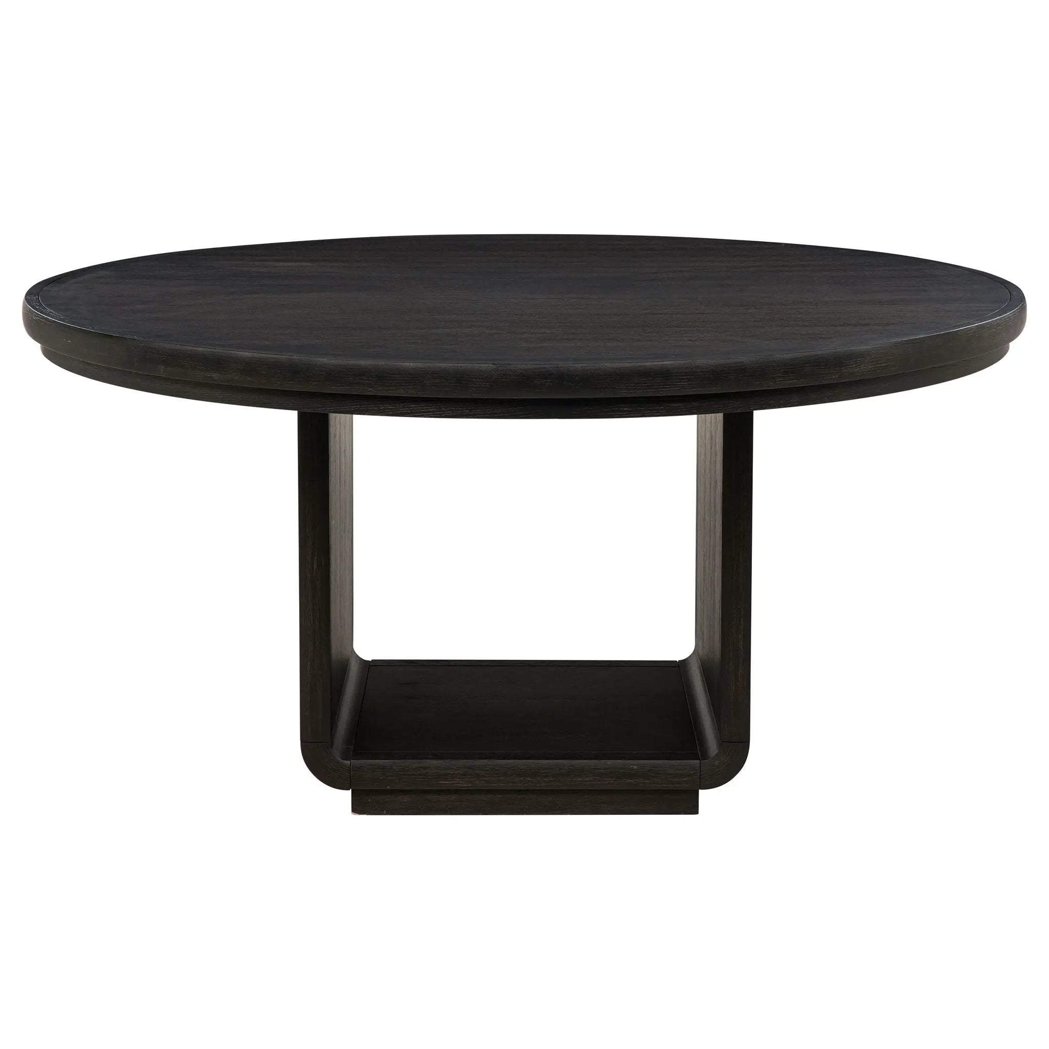 Leandro 5-piece Round Dining Table Set Burnished Black by Unique Piece Furniture