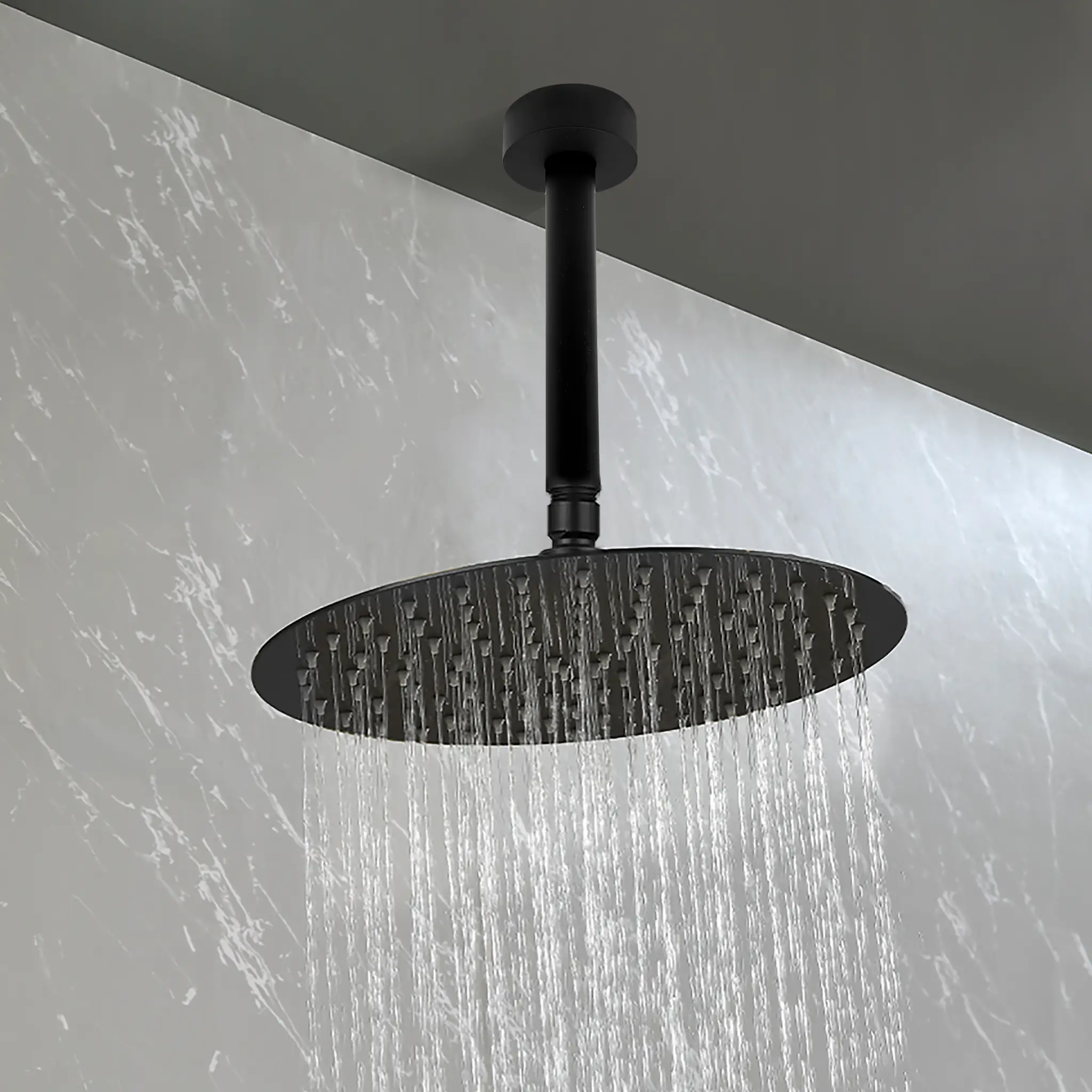Matte Black Shower Head Set by HouseOfZazla