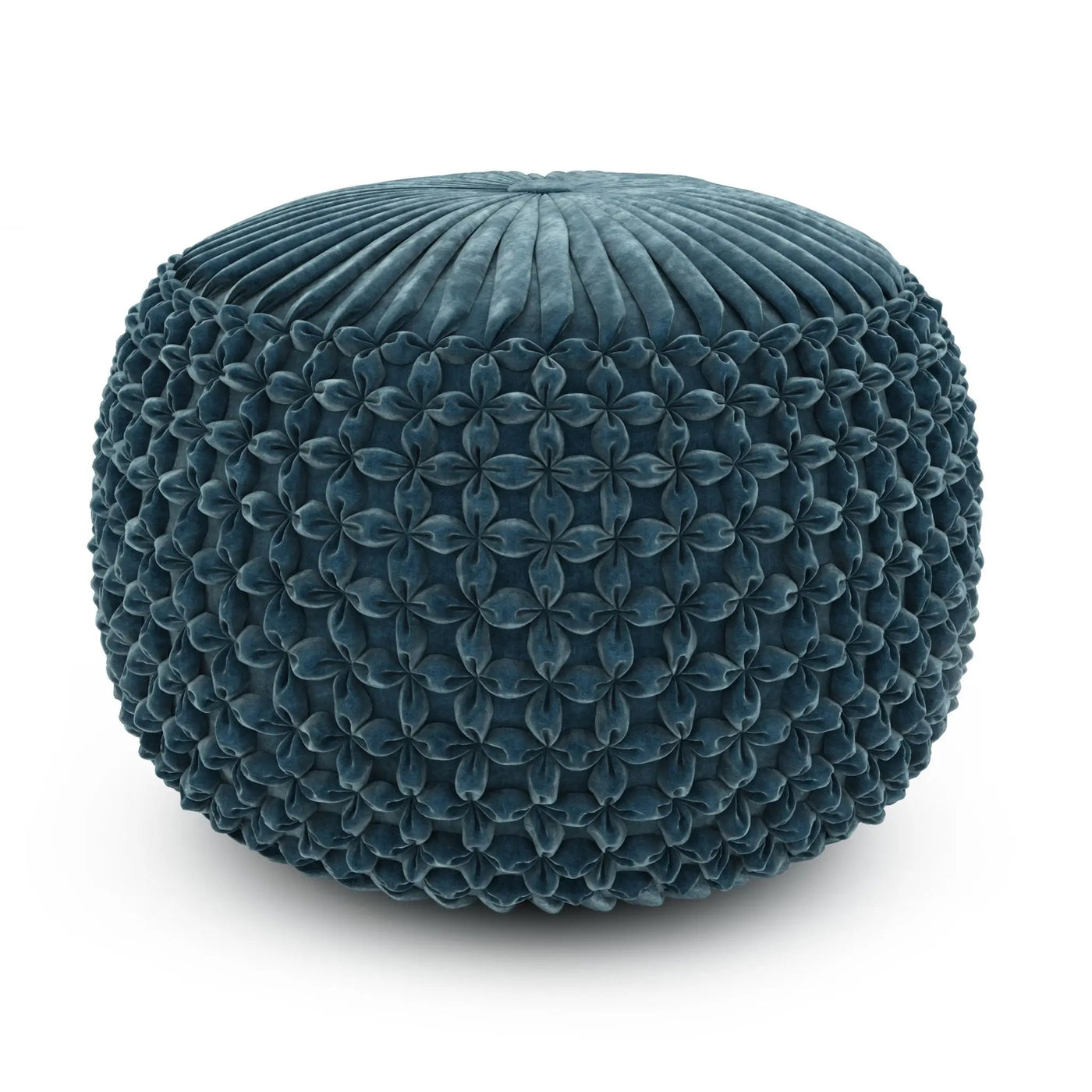 Renee - Handcrafted Round Pouf by Unique Piece Furniture