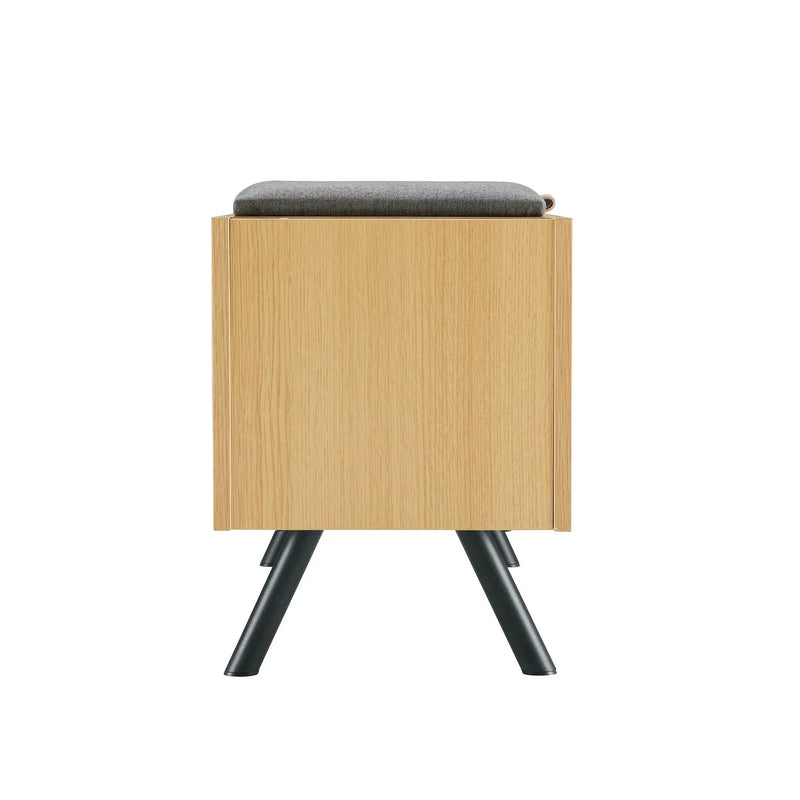 Paloma - Accent Storage Bench With Lift Top - Light Oak by HouseOfZazla