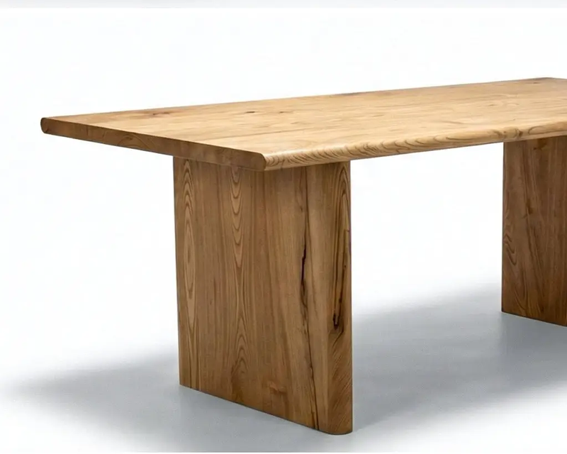 Minimal Solid Dining Table by Gizz